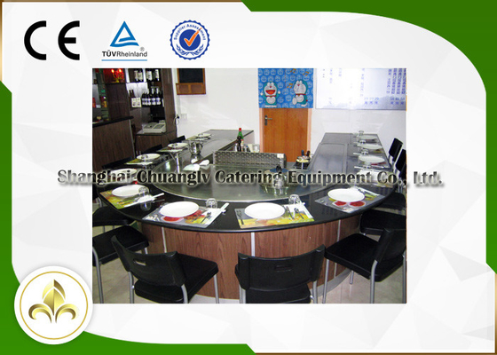 Beli Panggangan Teppanyaki Induksi / Listrik, Panggangan Komersial Listrik Table Top Grill online manufacture