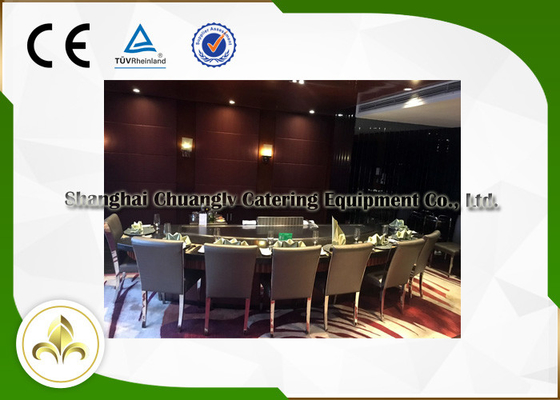 Beli LPG / Pipa Gas Alam Teppanyaki Grill Cooktop Konfigurasi Dasar 12 Kursi Bentuk Lengkungan online manufacture