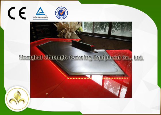 Beli 11 Kursi Meja Panggangan Teppanyaki Jepang, Meja Panggangan Restoran Jepang Dengan Ventilasi online manufacture
