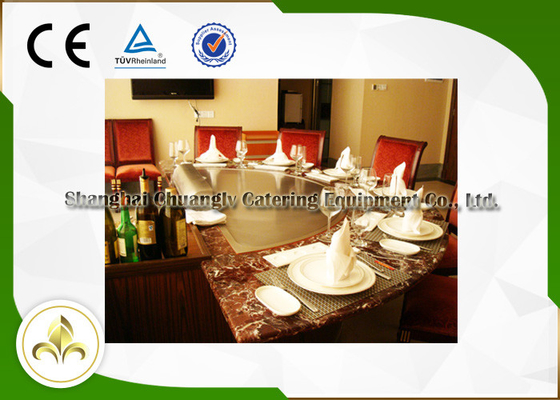 Beli Induksi / Restoran Listrik Hibachi Grill 7 Kursi R650 Dengan Sistem Ventilasi online manufacture