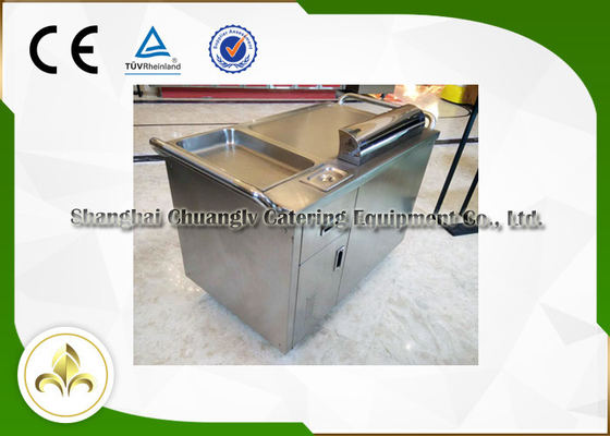 Beli S/S Barbeque Mobile Teppanyaki Grill Luar Wajan Flat Top Efisiensi Tinggi online manufacture