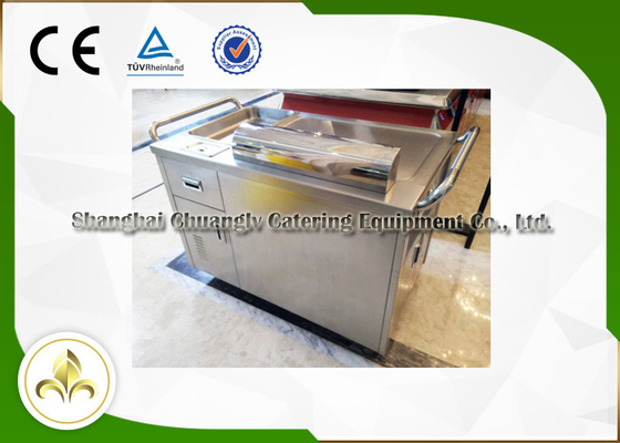 Beli Mobile Japanese Hibachi Table Teppanyaki Electric Grill Untuk Daging Sapi Daging Kambing Ikan Ayam online manufacture