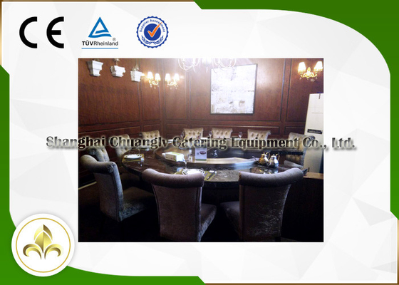Beli Lingkaran Profesional Stainless Steel Teppanyaki Grill Table Royal Taste Dirancang online manufacture