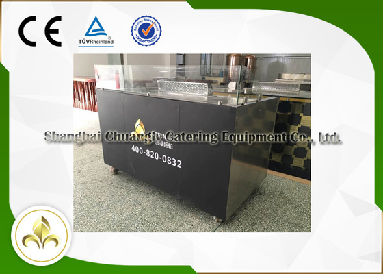 Beli Piring Teppanyaki Induksi Komersial Hibachi Grill Built-In Air Blower online manufacture