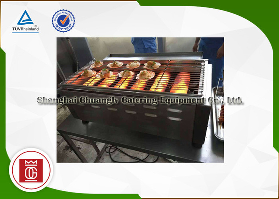 Beli Pemanggang Barbekyu Gas Komersial Dapur Besar, Panggangan Bbq Gas Alam Dengan 6 Pembakar pembuatan online