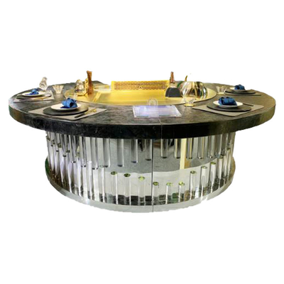 Beli 1.6m Electromagnetic Japanese Circle Teppanyaki Grill Table Untuk Komersial online manufacture