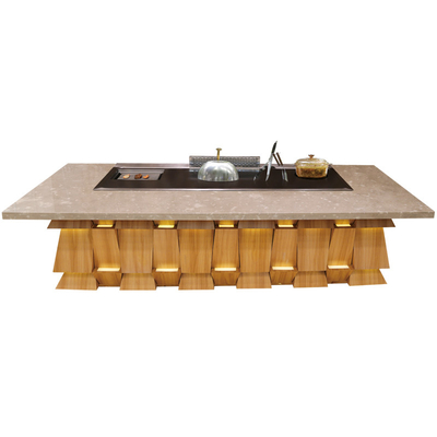 Beli Meja Pemanggang Teppanyaki Multifungsi 3 In 1 Untuk Sup BBQ online manufacture