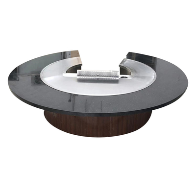 Beli Indoor Smokeless Circle Teppanyaki Grill Table Pemanasan Elektromagnetik 10 Kursi online manufacture