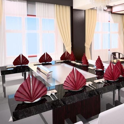 Beli Restaurant Hotel Teppanyaki Grill Table dengan Sertifikasi CE online manufacture