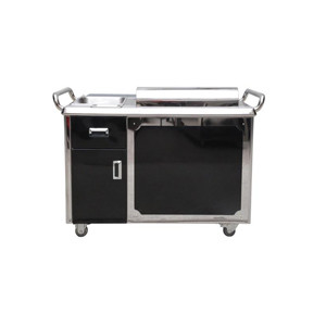 Beli GREENARK TO29 Stainless Steel Mobile Teppanyaki Grill Table Elektromagnetik pembuatan online