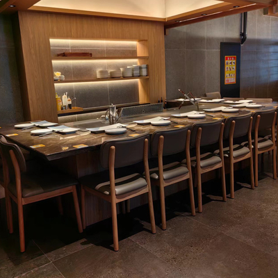 Beli Rektangle Electric Teppanyaki Grill Table Mesin dapur komersial online manufacture