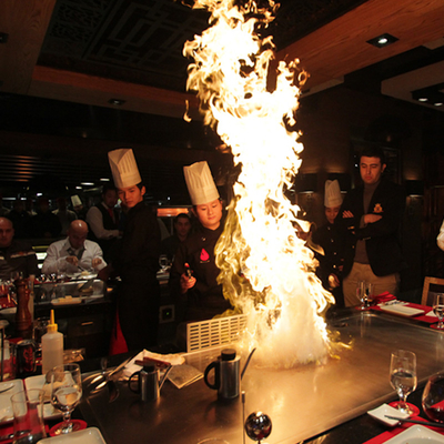 Beli Mesin restoran komersial Teppanyaki Grill Table / Hibachi Table online manufacture
