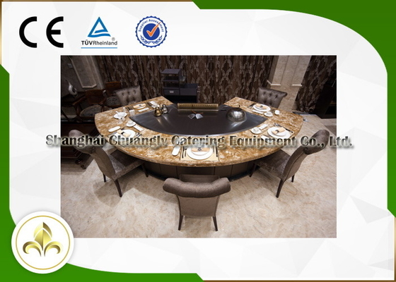 Beli Pipeline Natural Gas Fan Bentuk 11 Kursi Teppanyaki Grill Table 8kw online manufacture