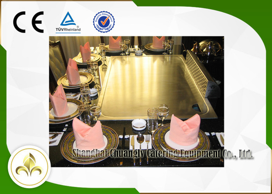 Beli Pemanas Elektromagnetik Persegi Panjang Tujuh Kursi Meja Panggangan Teppanyaki Listrik online manufacture