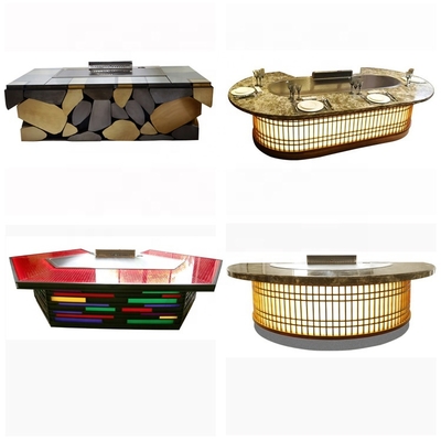 Beli Kualitas premium berdiri bebas Gas Teppanyaki Grill Lantai Grill Permukaan Rentang suhu 50-300C online manufacture