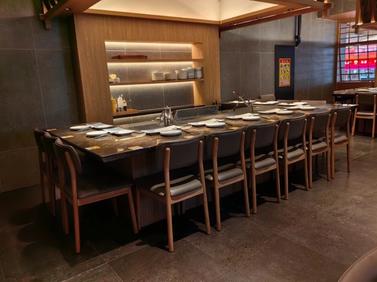 Beli Dekorasi yang disesuaikan Furnitur Restoran Hibachi Grill Rentang suhu 50-300C pembuatan online