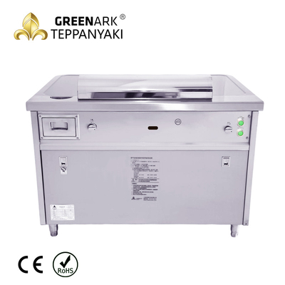Beli 7 kursi Electric Teppanyaki Grill Bahan Baja Ringan 380v 50hz Untuk BBQ online manufacture