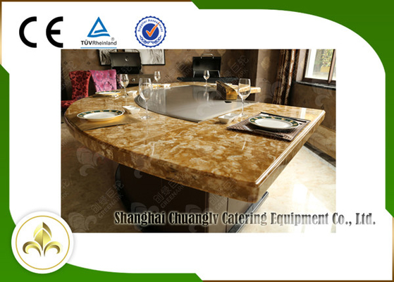 Beli Fan Shape Down Fume Exhaustion Electric Teppanyaki Grill dengan 11 Kursi Stainless Steel online manufacture