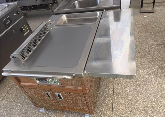 Beli Meja Panggangan Teppanyaki Pemanas Listrik / Gas untuk Restoran Hotel online manufacture