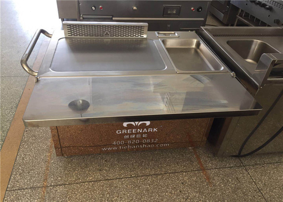 Beli Panggangan Teppanyaki Jepang Stainless Steel Persegi Panjang Dengan Kontrol Termostat online manufacture