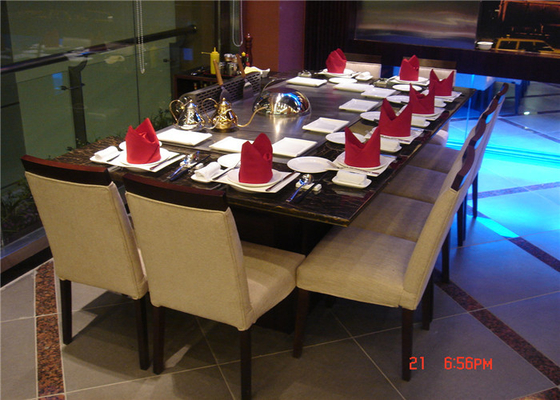 Beli 8 Kursi Meja Panggangan Teppanyaki Persegi Panjang Untuk Hotel / Restoran online manufacture