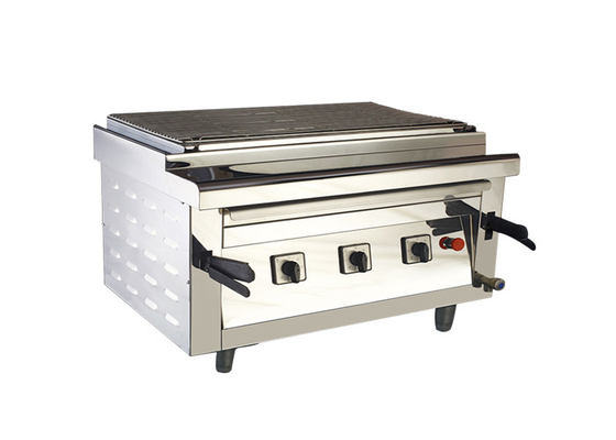 Beli Mesin Panggangan Ayam Barbekyu Tinggi Disesuaikan Pemanas Listrik Oven Panggangan Tanpa Asap online manufacture