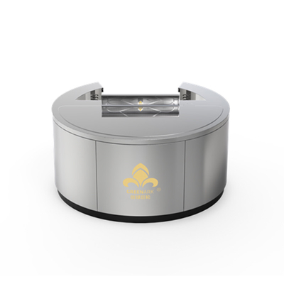 Beli Round Teppanyaki Grill Table dapat disesuaikan ukuran dan metode pembuangan asap (sesuai kebutuhan)hibachi grill online manufacture
