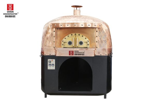 Beli Stainless Stell Italia Pizza Oven Pemanas Gas Bahan Interior Batu Lava Alam pembuatan online