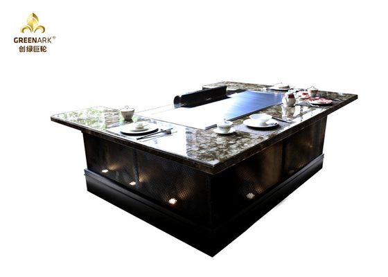 Beli Meja Panggangan Teppanyaki Hibachi Listrik dengan desain saluran masuk udara cekung online manufacture