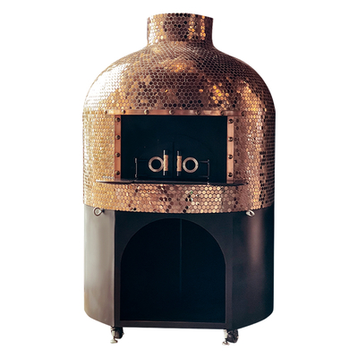 Beli Round Wood Fired Pizza Oven with Volcanic Lava Rock pembuatan online