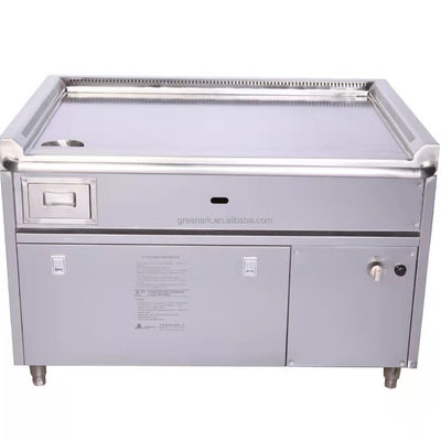 Beli Rectangular Teppanyaki Grill Table with 20mm Thick Heating Plate and 600x400mm Cook Area pembuatan online