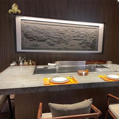 Beli Freestanding 5KW Teppanyaki Grill Table with 1 Year Warranty for Restaurants and Hotels pembuatan online