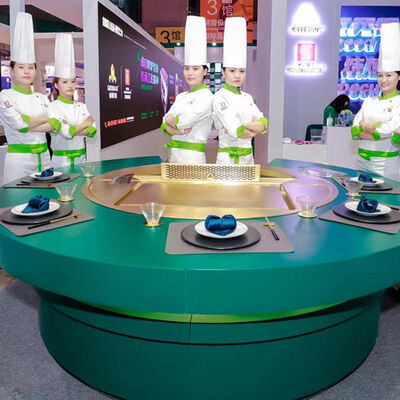 Beli Peralatan Dapur Komersial Cooper Teppanyaki Grill Table Hibachi Grill pembuatan online