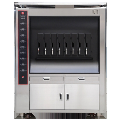 Beli 20KW Single Layer Fish Grill Machine Pemanas Listrik Oven Ikan Dengan 8 Ruang online manufacture