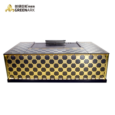 Beli Persegi Panjang Komersial Jepang Teppanyaki Grill Table Hotel Peralatan Dapur online manufacture