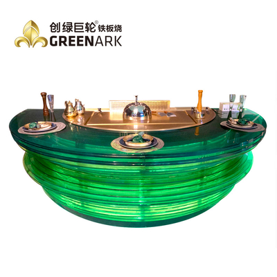 8 Kursi Hibachi Japanese Grill, Tembaga Murni Dibangun Di Hibachi Grill 380v / 220V