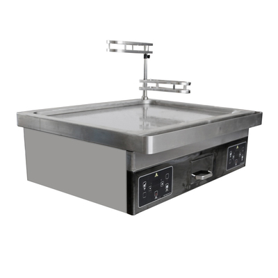 Tungku tunggal Multifunctional Desktop Teppanyaki Grill Table