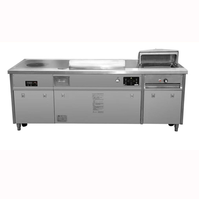 Meja Panggangan Teppanyaki Multi-fungsi Tiga-dalam-satu 220V