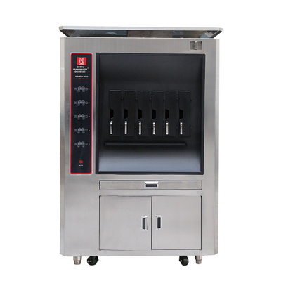 Mesin Oven Pemanggang Ikan Elektrik Single Layer 6 Grids Efisien Tinggi