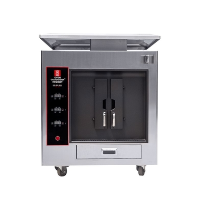 OVEN GRANDMASTER KD10 Komersial Satu Lapisan Mesin Pemanggang Ikan Dua Kisi - Elektrik