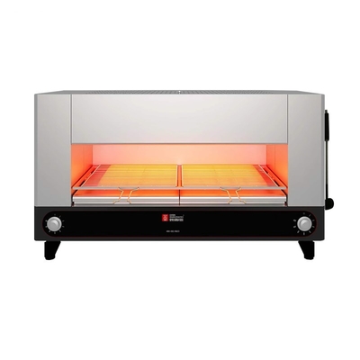 Ss304 Chicken Rotisserie Slamander Grill Oven 380V 50HZ Rib Peralatan Bbq Komersial