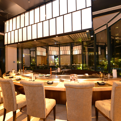 Peralatan Katering Profesional 8 kursi Wajan Teppanyaki untuk Prasmanan Restoran Hotel