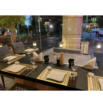 304 Baja tahan karat Hibachi Grill Table Dengan 500x380mm Area Masak