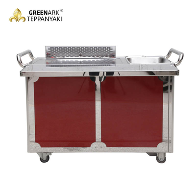 Rectangle Electromagnetic Outdoor Hibachi Grill Table For Beef / Mutton
