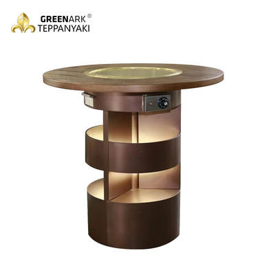 GREENARK Meja Panggang Tembaga Electric kecil Teppanyaki