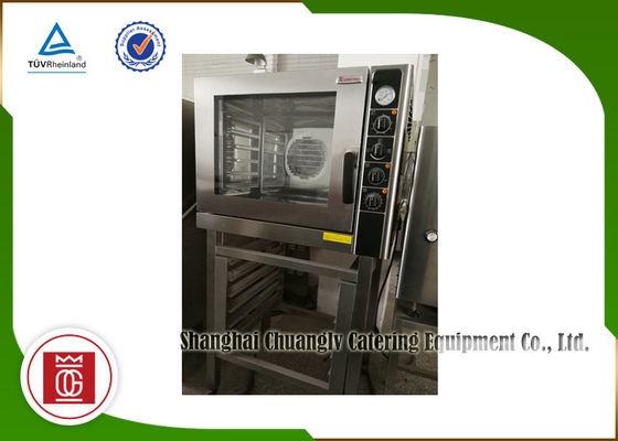 Table Top 6 Layers Combi Oven Pemanggang Barbekyu Komersial dengan Pemanas Tabung Listrik