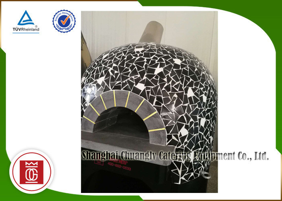 Hotel Restoran Pizza Oven Italia Pemanas Gas Lava Rock Commercial