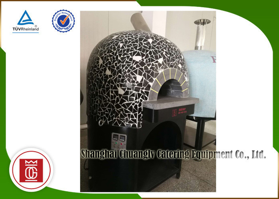 Round Top Italy Commercial Pizza Oven Pemanas Gas Untuk Indoor, Outdoor