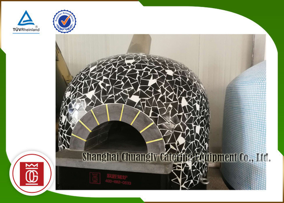 Batu Lava Tradisional Italia Brick Pizza Oven Pemanas Gas Pizza Oven Restaurant