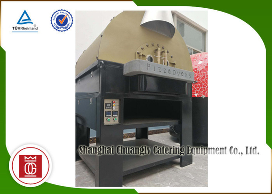 Lava Rock Italy Pizza Oven Pemanasan Gas Manual dan Kontrol Otomatis